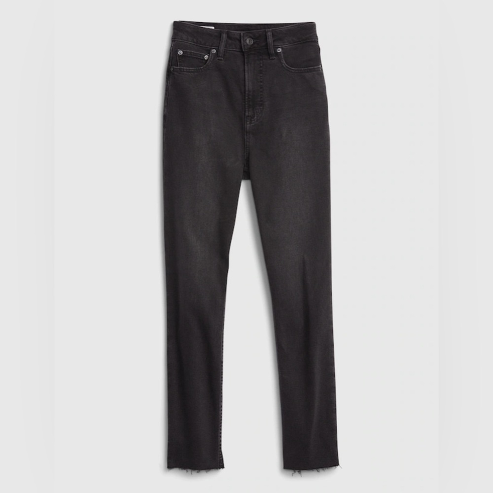 GAP Sky High Rise Vintage Slim Jeans in Black